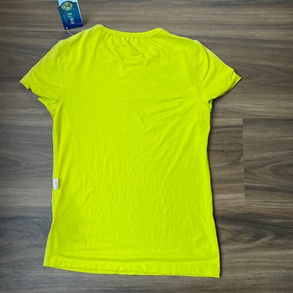 Tailored Sportsman Icefil Short Sleeve Riding Shirt - Neon Yellow - Small - Picture 2 of 5